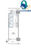 愛知県名古屋市西区那古野2丁目(マンション)の賃貸物件の間取り