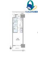 愛知県名古屋市西区那古野2丁目(マンション)の賃貸物件の間取り