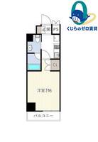 愛知県名古屋市東区山口町(マンション)の賃貸物件の間取り