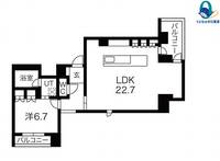 愛知県名古屋市東区泉1丁目(マンション)の賃貸物件の間取り