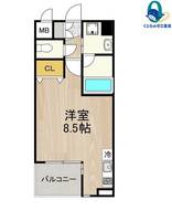 愛知県名古屋市西区則武新町3丁目(マンション)の賃貸物件の間取り