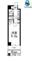愛知県名古屋市名東区上社4丁目(マンション)の賃貸物件の間取り
