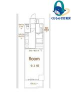 愛知県名古屋市東区豊前町3丁目(マンション)の賃貸物件の間取り
