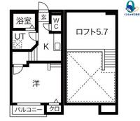 愛知県名古屋市西区新福寺町2丁目(アパート)の賃貸物件の間取り