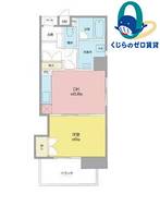愛知県名古屋市中村区並木2丁目(マンション)の賃貸物件の間取り