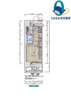愛知県名古屋市西区菊井2丁目(マンション)の賃貸物件の間取り