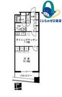 愛知県名古屋市中区橘1丁目(マンション)の賃貸物件の間取り
