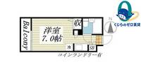愛知県名古屋市昭和区前山町3丁目(マンション)の賃貸物件の間取り