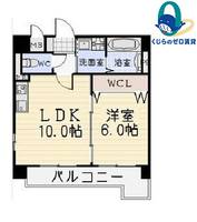 愛知県名古屋市東区泉2丁目(マンション)の賃貸物件の間取り