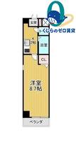 愛知県名古屋市西区平中町(マンション)の賃貸物件の間取り