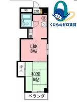 愛知県名古屋市東区泉1丁目(マンション)の賃貸物件の間取り