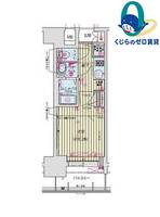 愛知県名古屋市中区丸の内2丁目(マンション)の賃貸物件の間取り