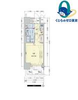 愛知県名古屋市東区葵1丁目(マンション)の賃貸物件の間取り