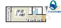愛知県名古屋市昭和区八事富士見(マンション)の賃貸物件の間取り