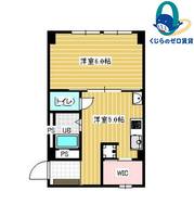 愛知県名古屋市中区錦1丁目(マンション)の賃貸物件の間取り