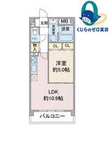 愛知県名古屋市名東区高社1丁目(マンション)の賃貸物件の間取り