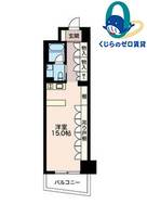 愛知県名古屋市東区葵1丁目(マンション)の賃貸物件の間取り