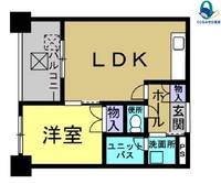 愛知県名古屋市中村区黄金通2丁目(マンション)の賃貸物件の間取り