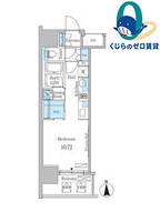愛知県名古屋市中村区太閤通5丁目(マンション)の賃貸物件の間取り