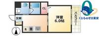 愛知県名古屋市中区千代田4丁目(マンション)の賃貸物件の間取り
