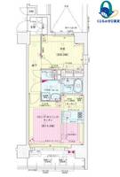 愛知県名古屋市中区錦1丁目(マンション)の賃貸物件の間取り
