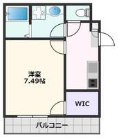 ジーメゾン摂津正雀203の間取り