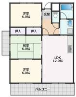 グローリウス長野の間取り