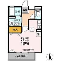 シンパティーア Bの間取り