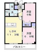 ポワクールFの間取り