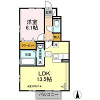 サニー矢倉下 Aの間取り