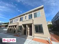 笹谷字中谷地新築アパート B棟の外観