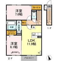 プリマヴェーラ Ⅱの間取り