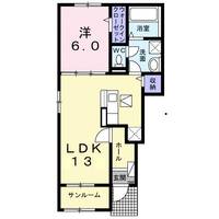 リジエール Cの間取り