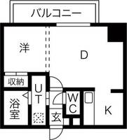 パルティーレ平岸の間取り