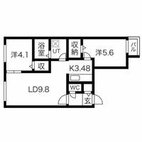 カオン山鼻の間取り