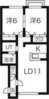 ルナパーク美園 DOの間取り