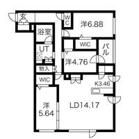 物件の間取り画像
