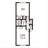 ノースハイム232Cの間取り