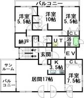 物件の間取り画像
