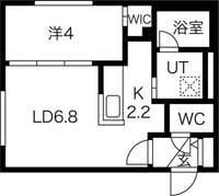 Dolce 南郷15(ドルチェ)の間取り