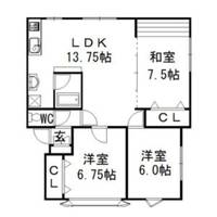 ロゼハウス202の間取り