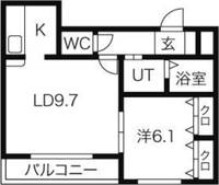 フルールの間取り