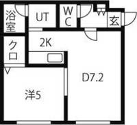 ブランノワール東区役所の間取り