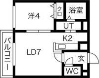 エスポワールNの間取り
