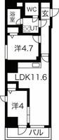 物件の間取り画像