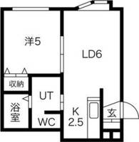 レジデンスソフィア210の間取り