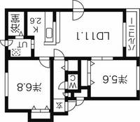 アーバンヒルズ201の間取り