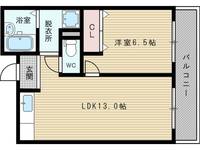 JMRレジデンス新大阪(旧メロディハイム新大阪)の間取り