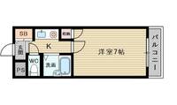 シャルム橋本Ⅲの間取り