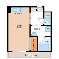 レジデンスパルコ401の間取り